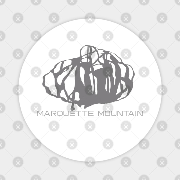 Marquette Mountain Resort 3D Magnet by Mapsynergy